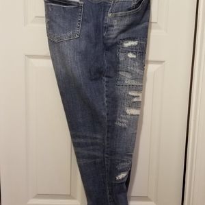 Maurice's size 24 distressed jeans